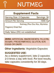 Raw dried nutmeg seeds (Rou Dou Kou) for capsules