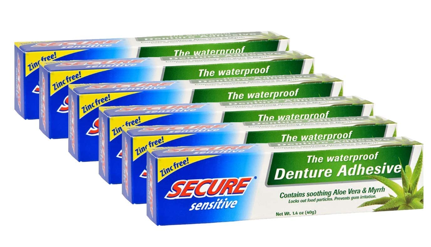 1 oz jar of Secure Denture Adhesive