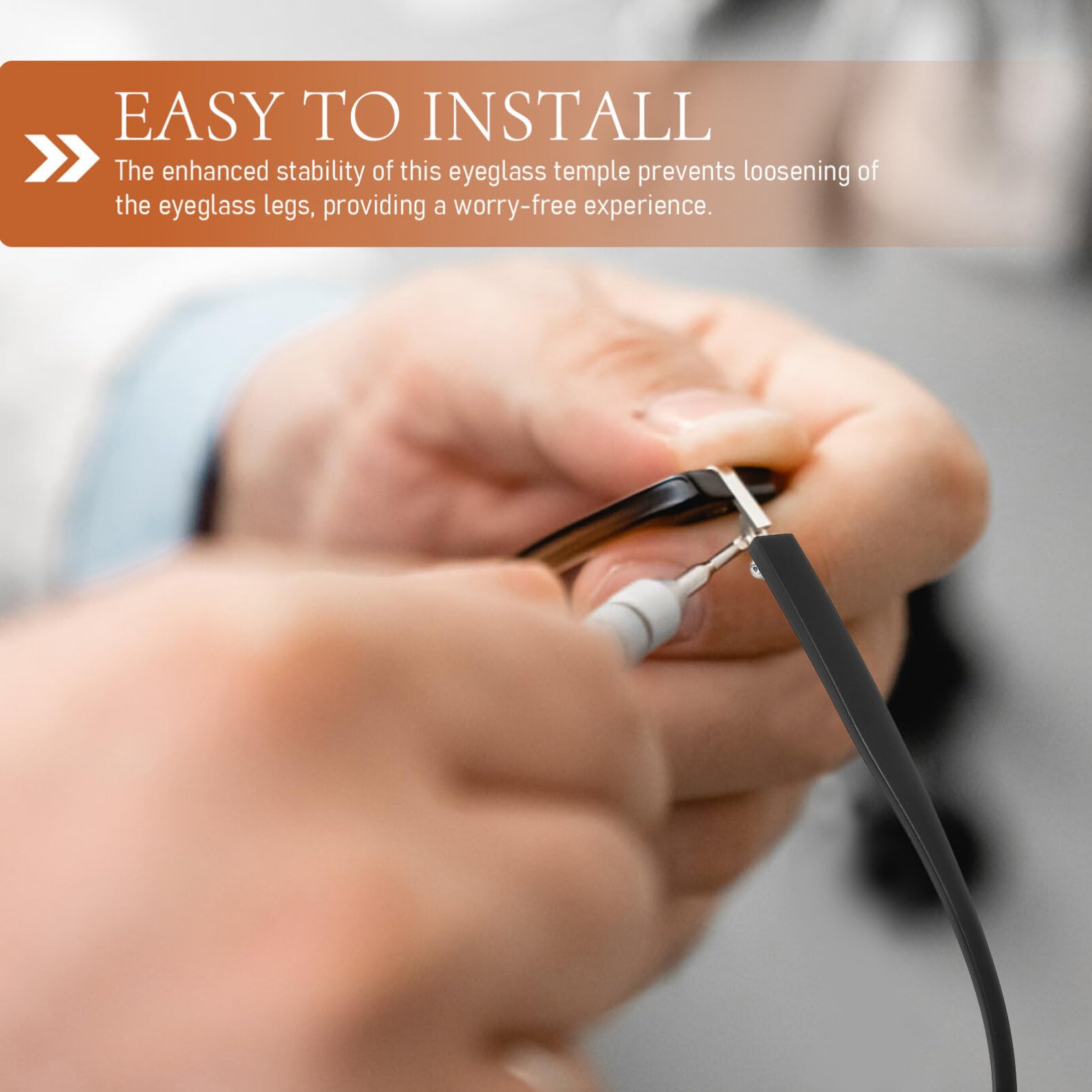 Security-fit feature on replacement arms