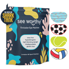 One-size-fits-all See Worthy adhesive eyepatch for kids and adults