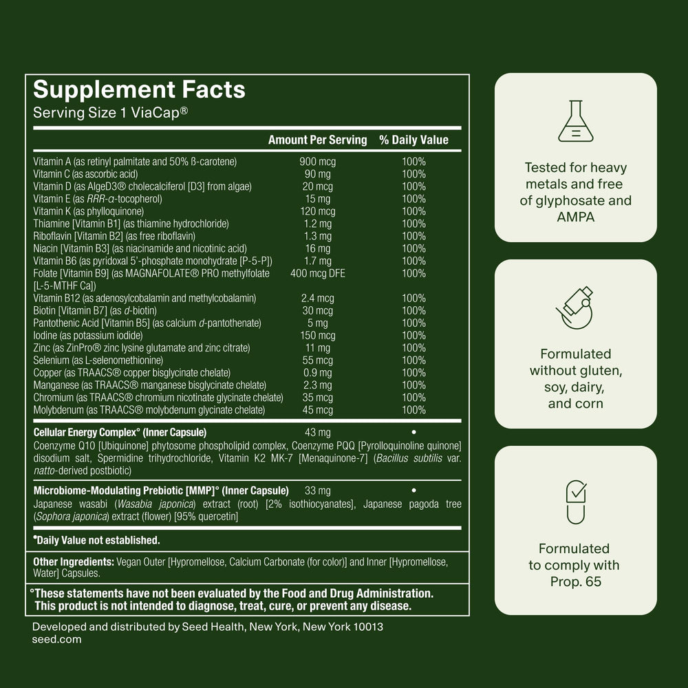 Vegan certification symbol for Seed DM-02