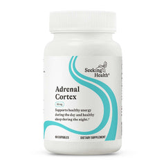 Bottle of Seeking Health Adrenal Cortex 50 mg with 60 capsules