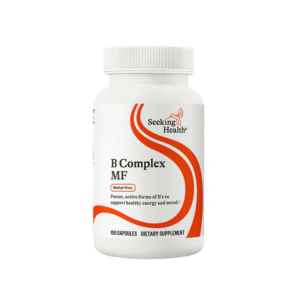 Seeking Health B Complex MF bottle with 100 capsules