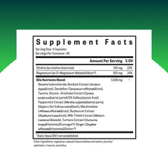 Bottled Bile Nutrients capsules