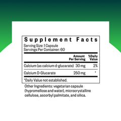 Label showing product name and dosage information