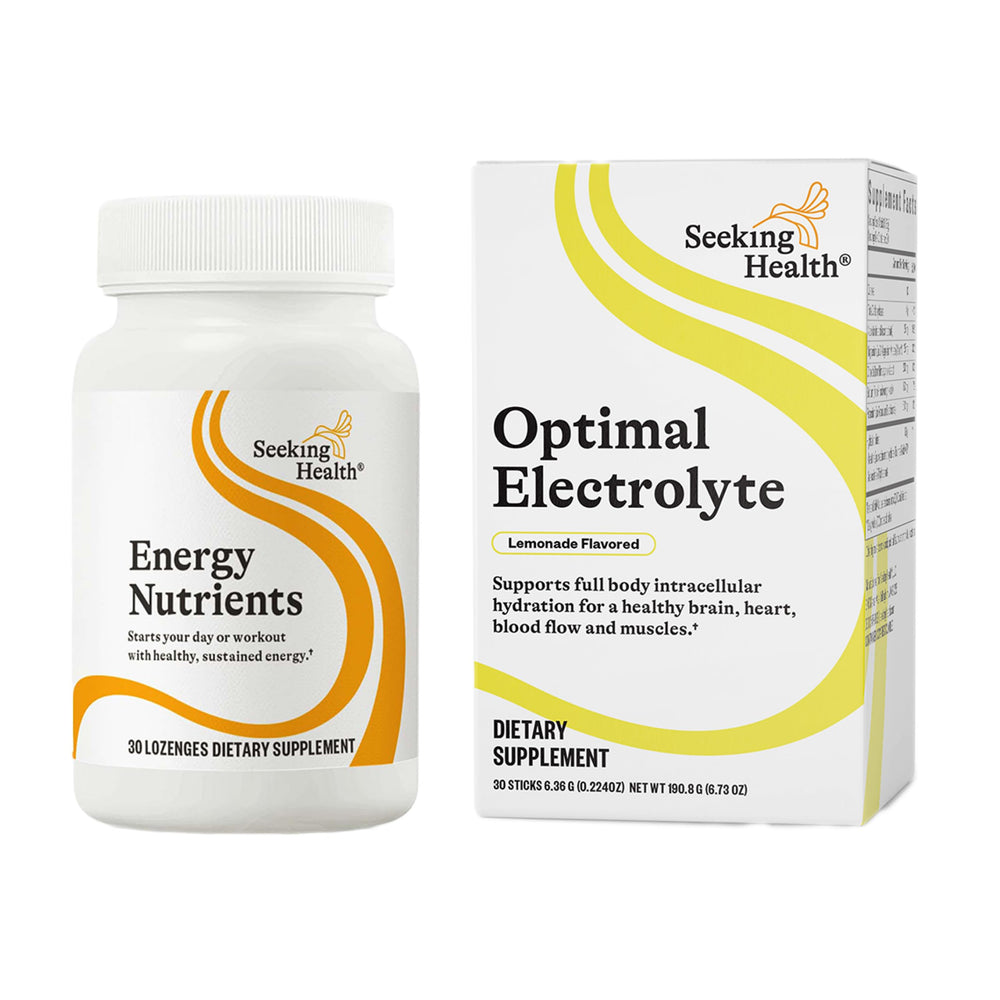 Seeking Health Energy Nutrients dosage-serving image indicates daily use guidance.
