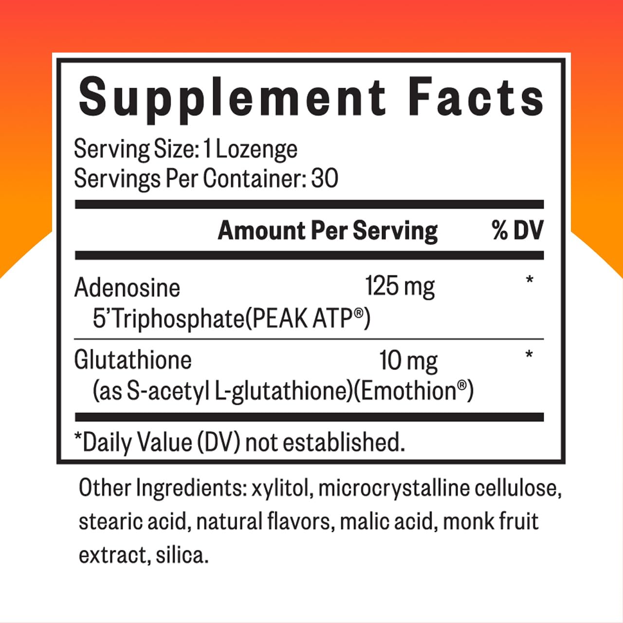 Seeking Health Energy Nutrients lozenges closeup for convenient daily use.