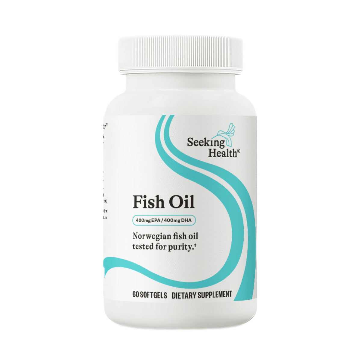 Bottle of Seeking Health Fish Oil 60 softgels