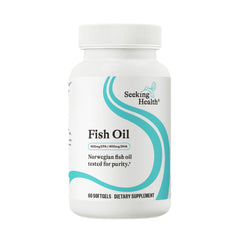 Bottle of Seeking Health Fish Oil 60 softgels