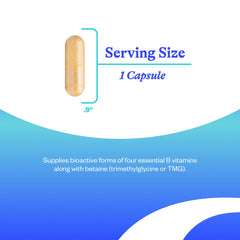 Capsules and B complex vitamins arranged for brain health support