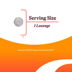 Close-up of Hydroxo B12 lozenges