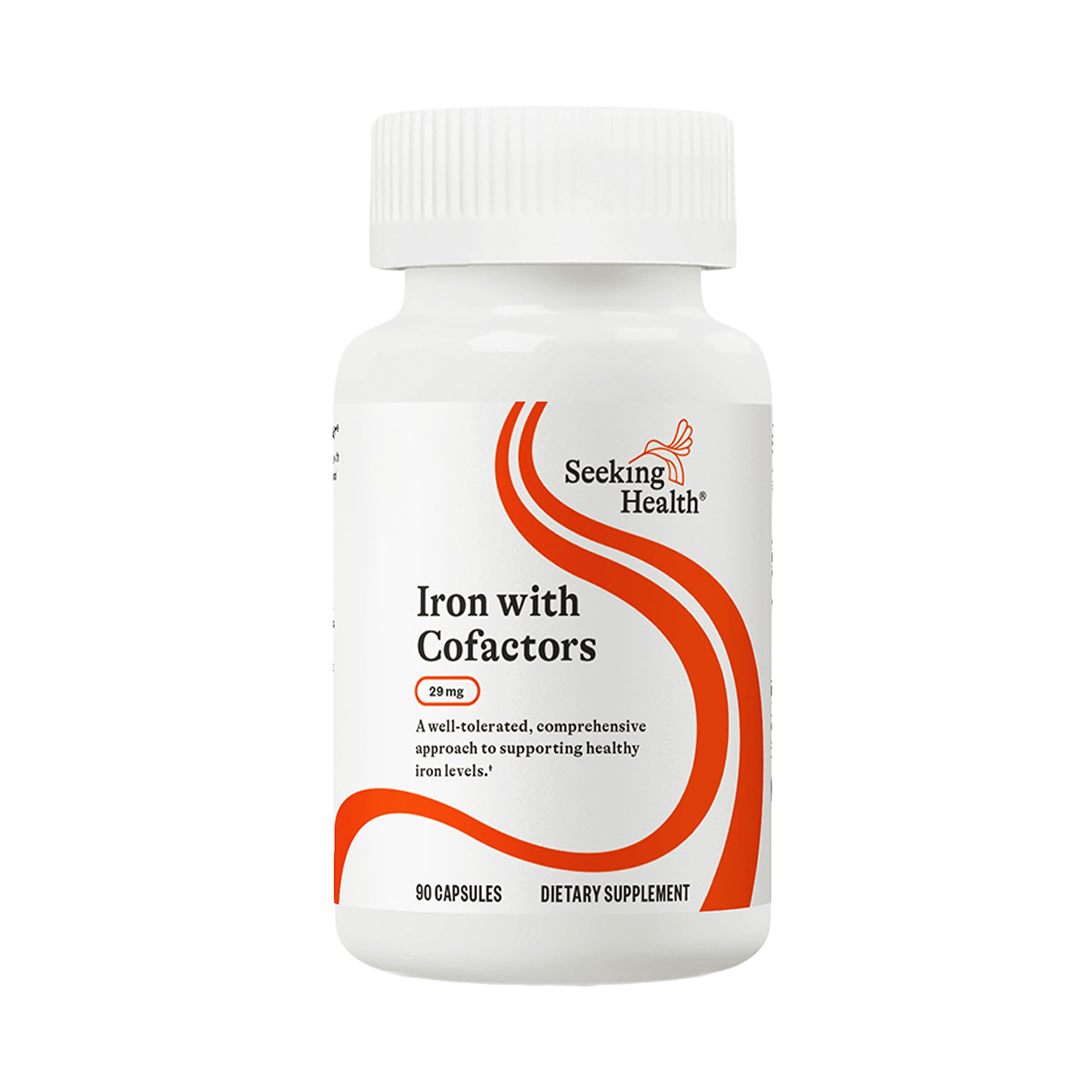 Sealed bottle of Seeking Health Iron with Cofactors (90 capsules)