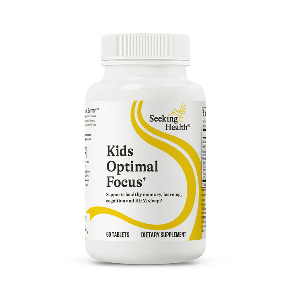 Box of Seeking Health Kids Optimal Focus chewable tablets