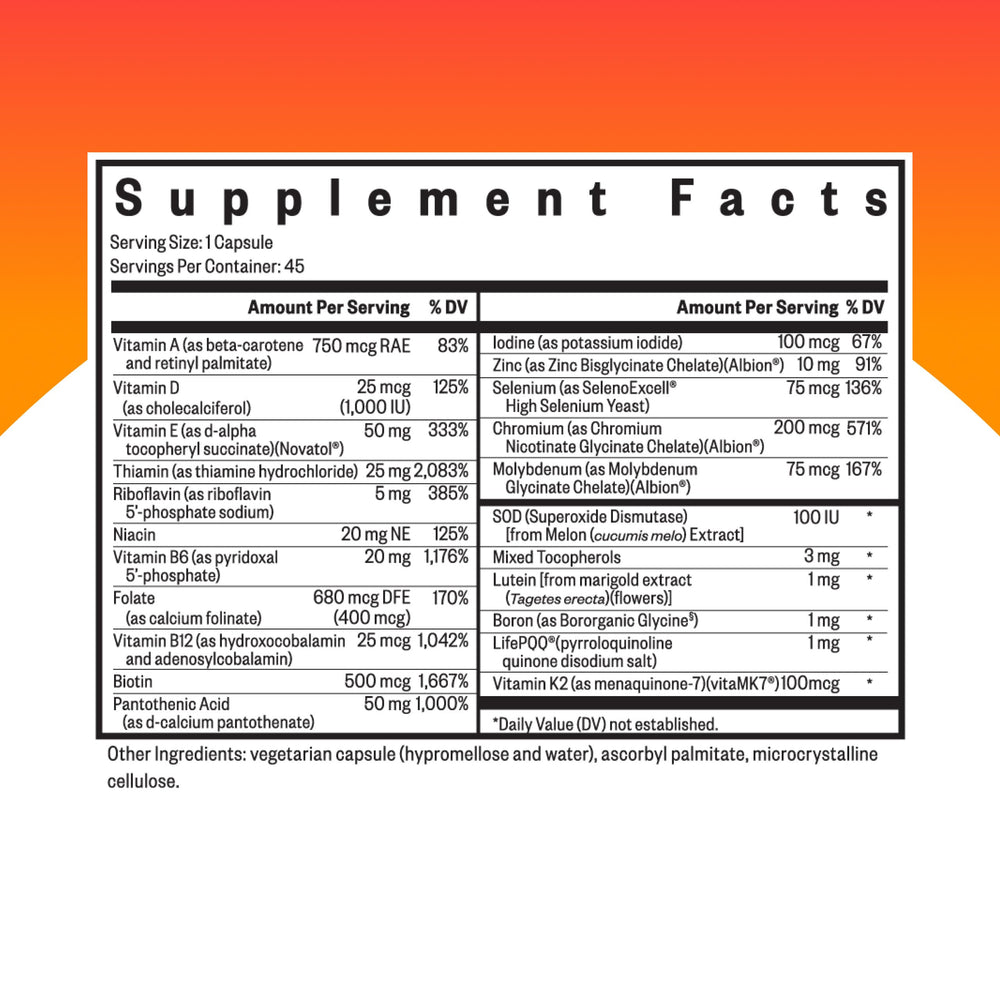 Close-up of easy-to-digest vegetarian capsules