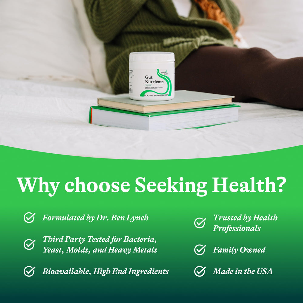 Ingredient highlights including zinc L-carnosine and citrus fiber