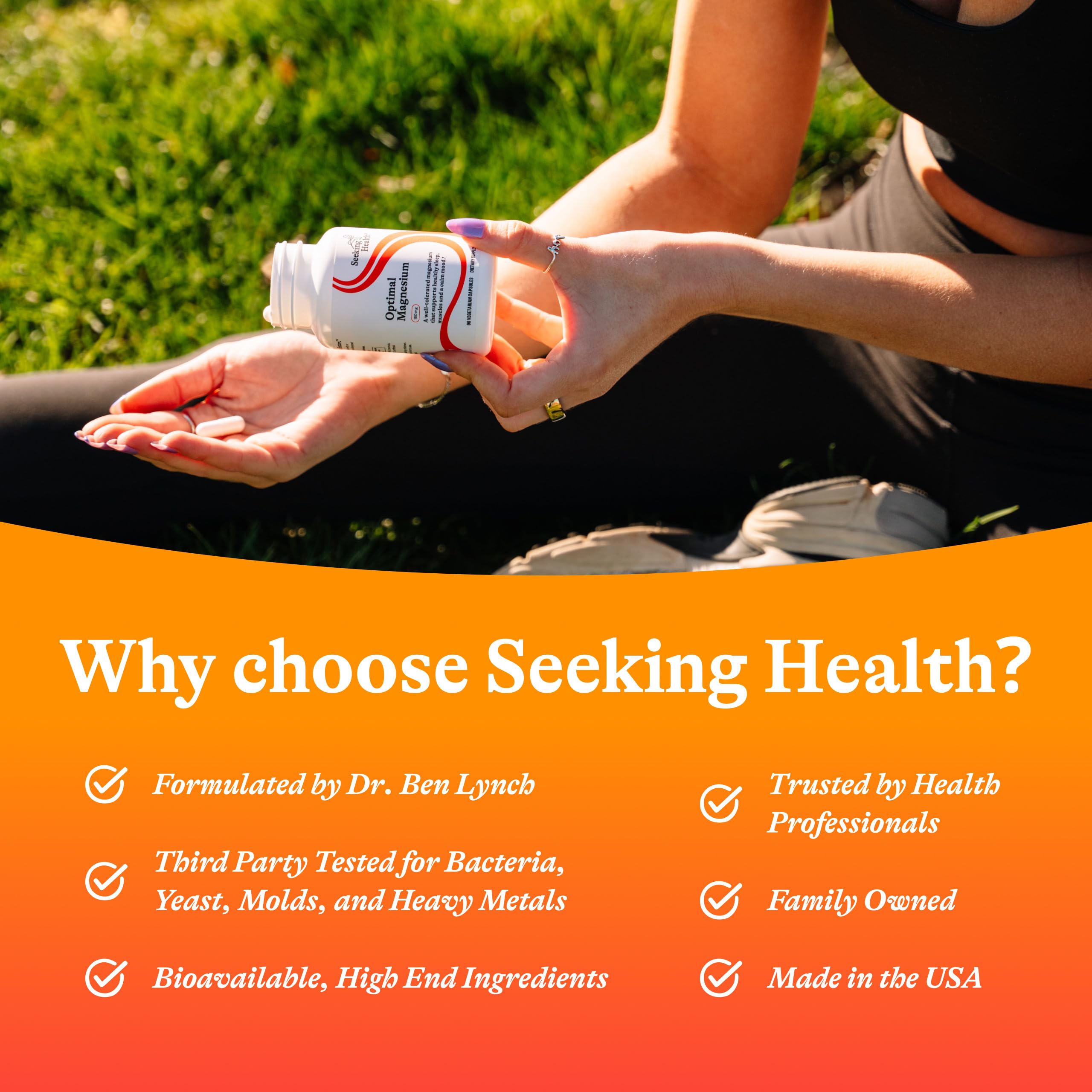 Concept image showing bone health and sleep support with magnesium