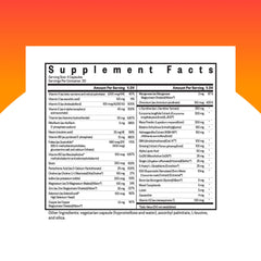 Close-up of multivitamin tablets