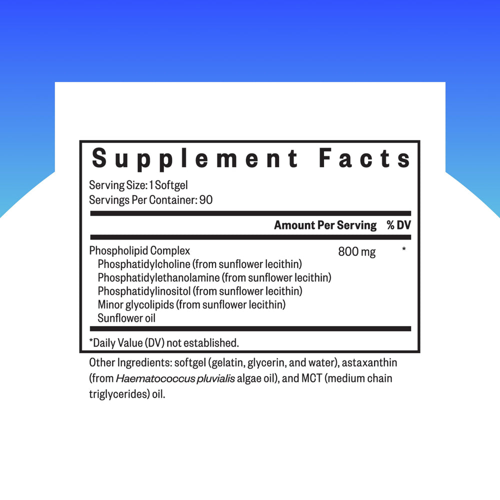 Label of Seeking Health Optimal PC bottle