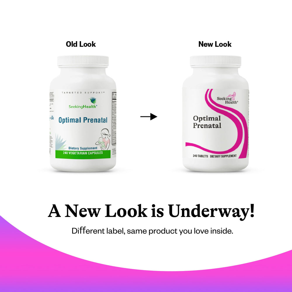 Prenatal vitamin for pregnancy and breastfeeding support