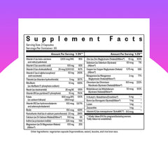 Two methyl-free vegetarian capsules from Seeking Health Prenatal Essentials MF