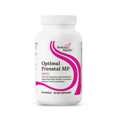 Bottle of Seeking Health Optimal Prenatal Methyl-Free (180 capsules)