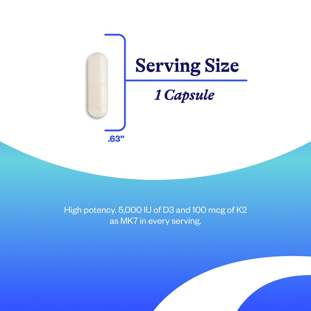 Graphic showing immune support and bone health benefits