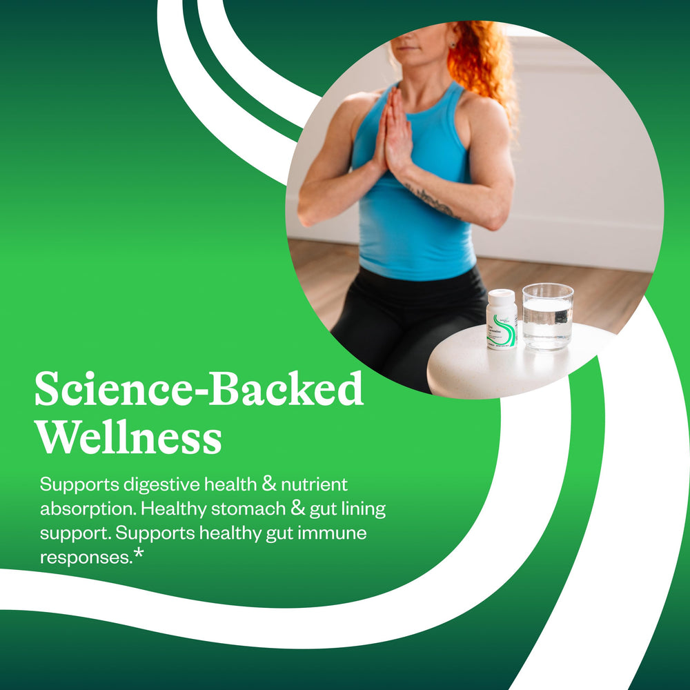 Back panel label on Seeking Health zinc carnosine bottle