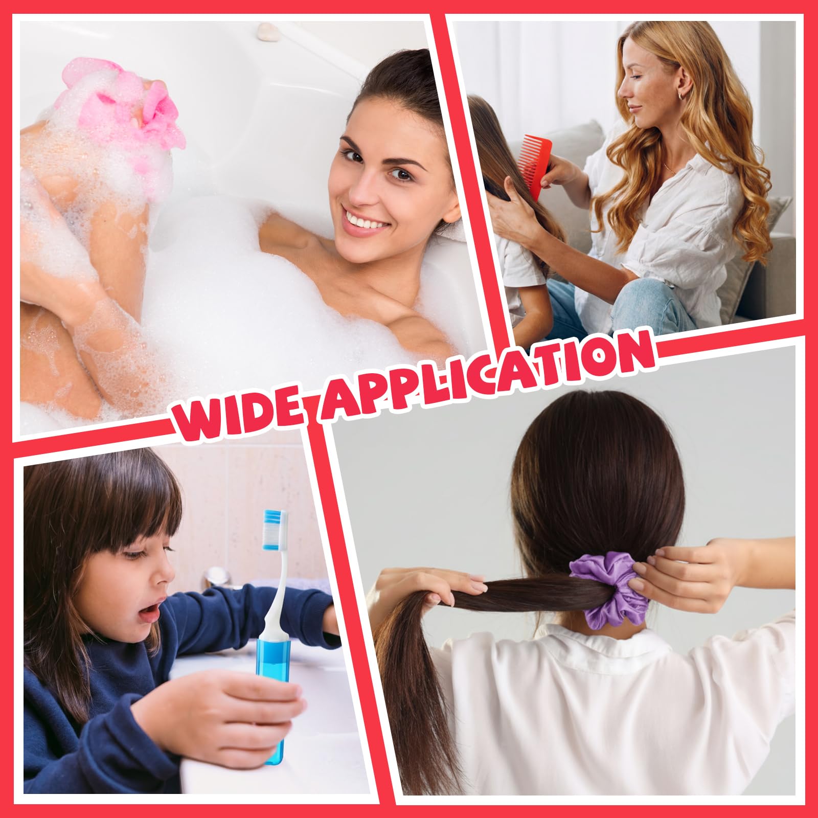 Hair rings and compact mirrors for gifting
