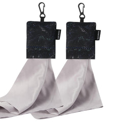 SEIBER 7x7 inch camo-dark microfiber cleaning cloth with neoprene pouch (1st piece).