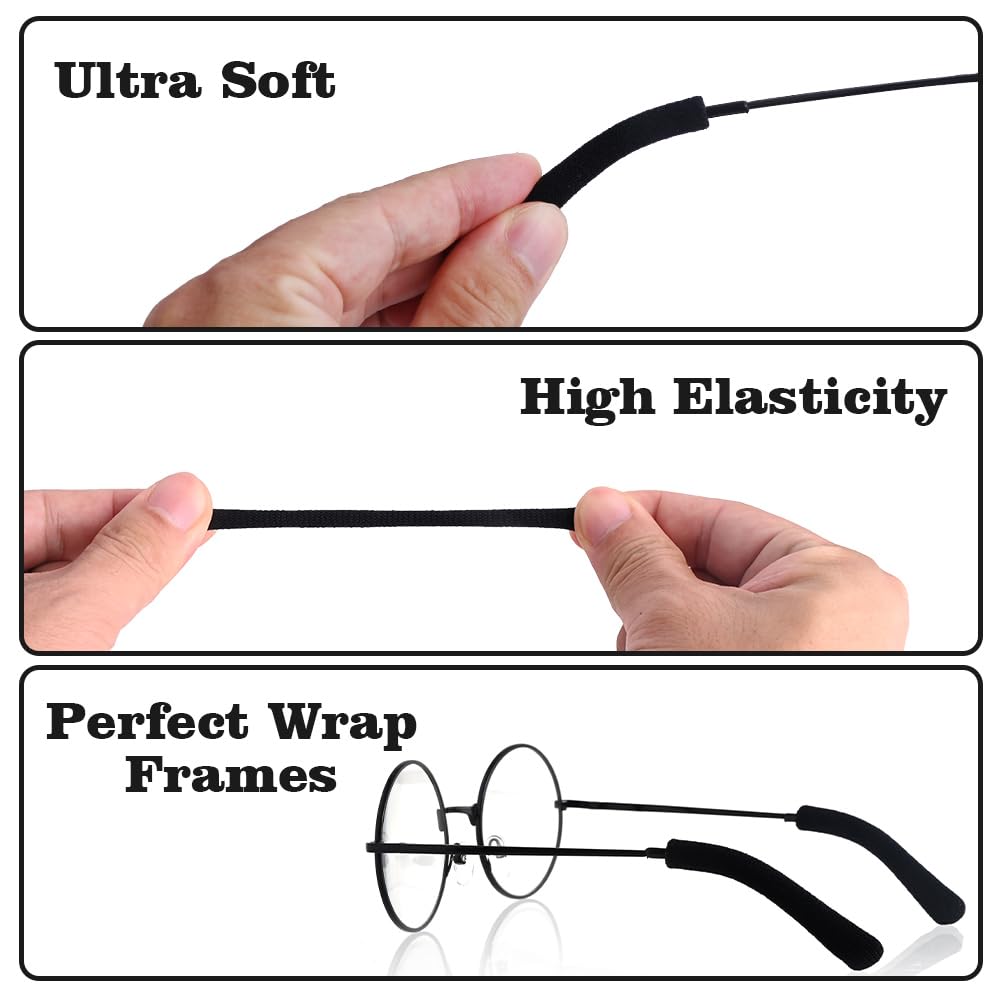 Widely compatible with most eyeglasses and sunglasses