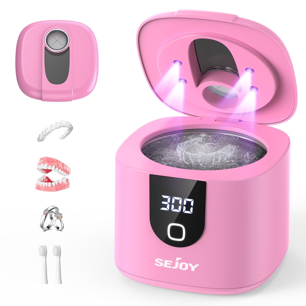 Sejoy 45kHz ultrasonic retainer cleaner front view