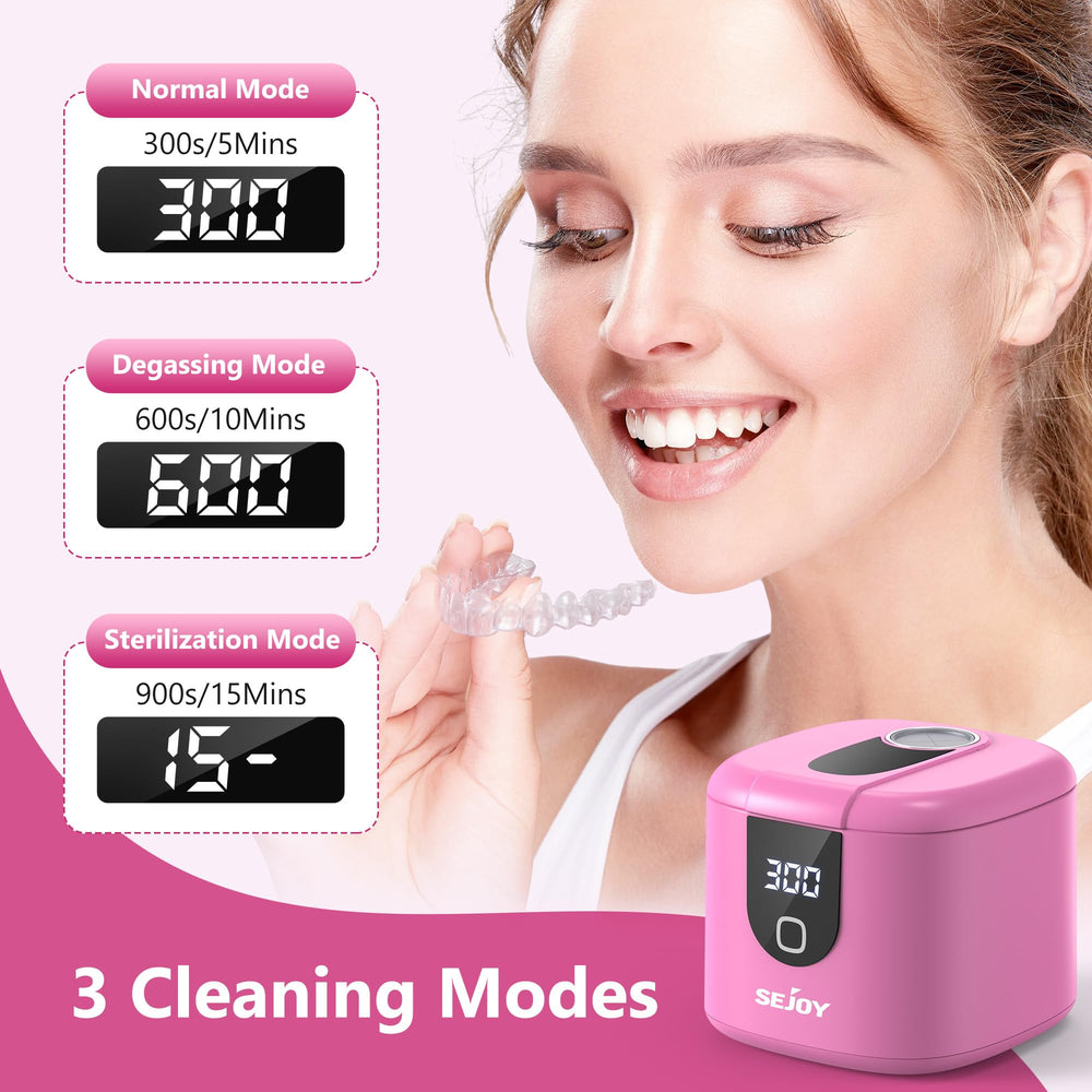 Cleans dentures, braces, rings and toothbrushes