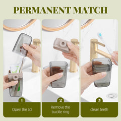Three detachable sections with rinse cups for Sekuiby case