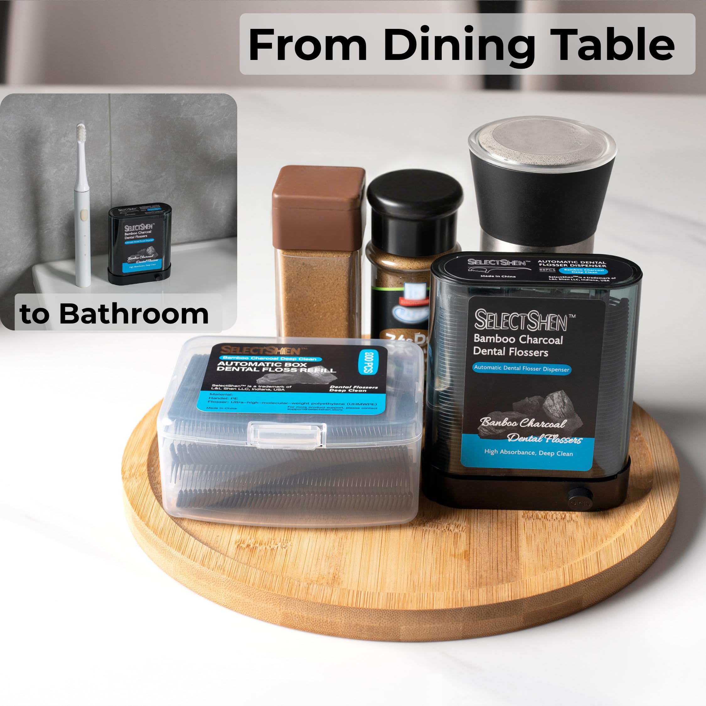 Portable Sleek Design for travel and daily oral care