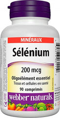 Close-up of Selenium 200 mcg pill