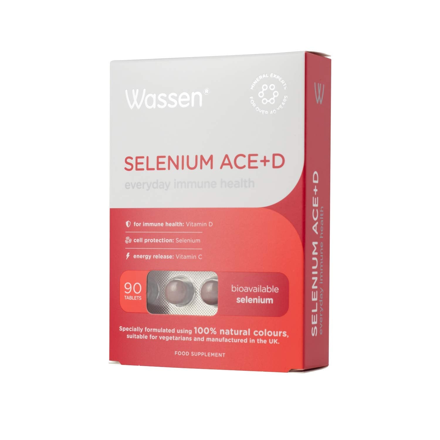 Selenium-ACE+D tablets bottle – front view