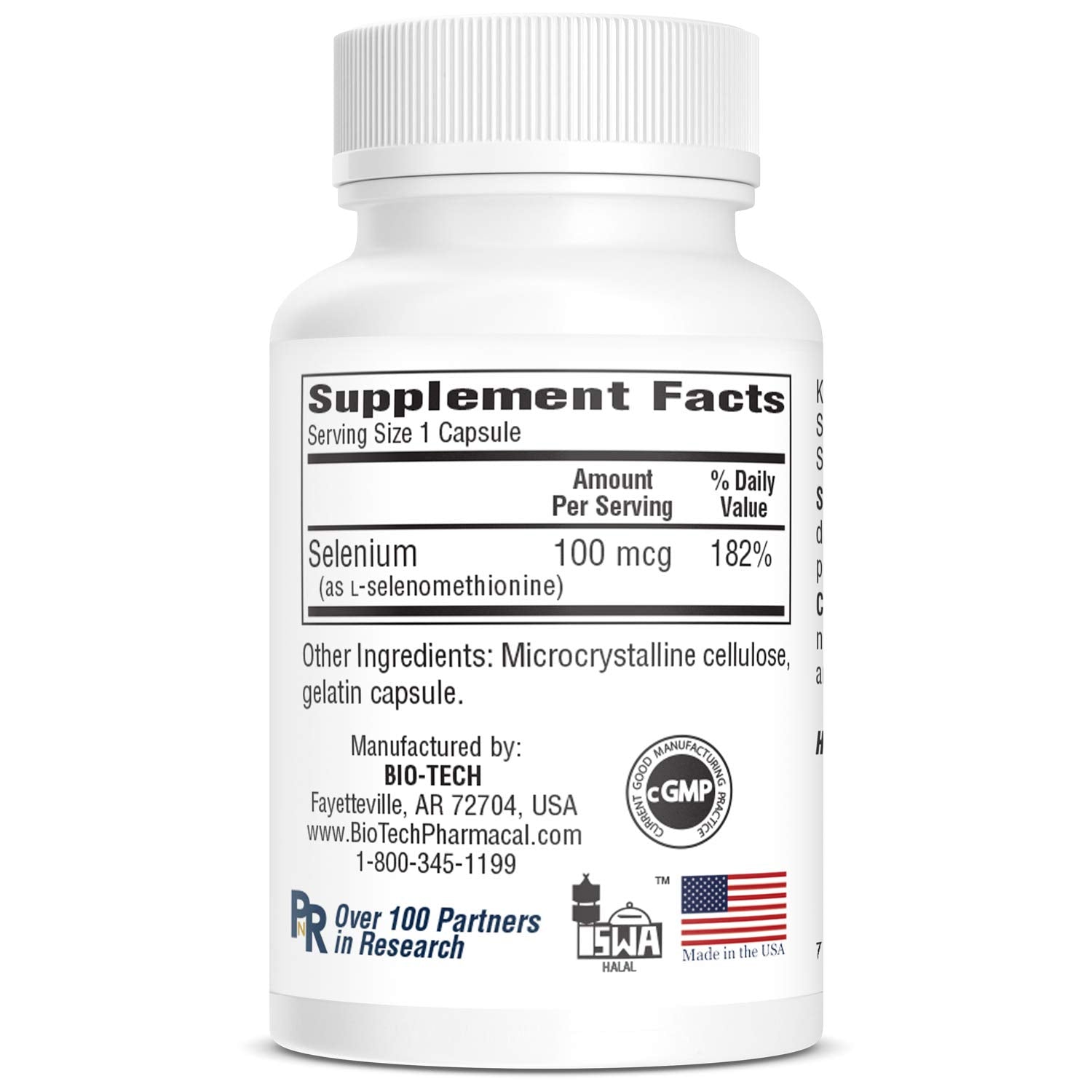 Graphic highlighting health benefits of selenium: immune, cardiovascular, and thyroid health