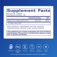 Selenium capsules for immune support