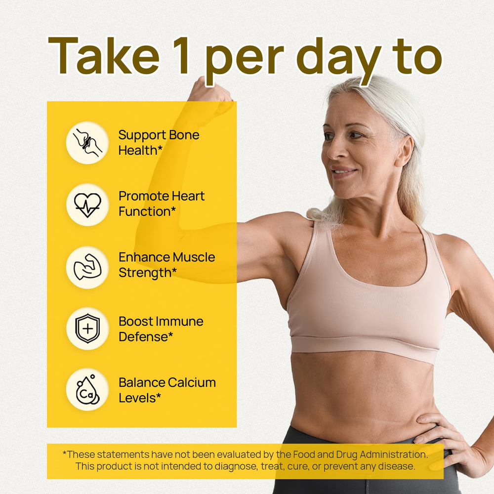 Close-up of vitamin D3 10000 IU and vitamin K2 MK-7 200 mcg softgels