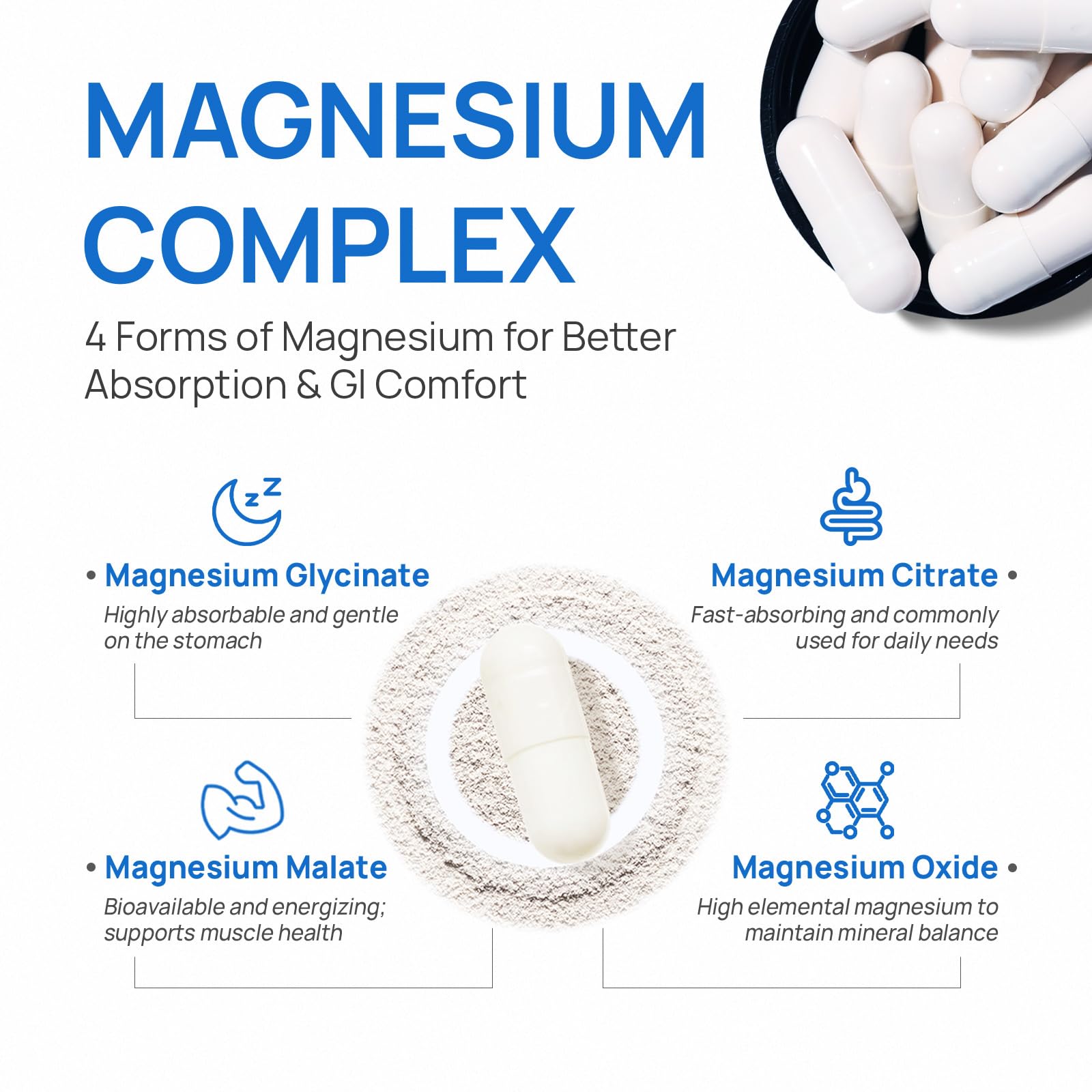 Image showing magnesium supports calm sleep and muscle function