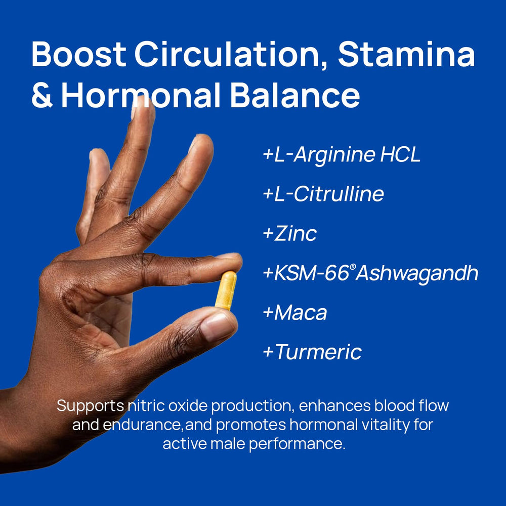 L-Arginine, L-Citrulline and Turmeric in the formula