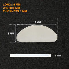 Self-adhesive 1mm clear silicone nose pads for glasses