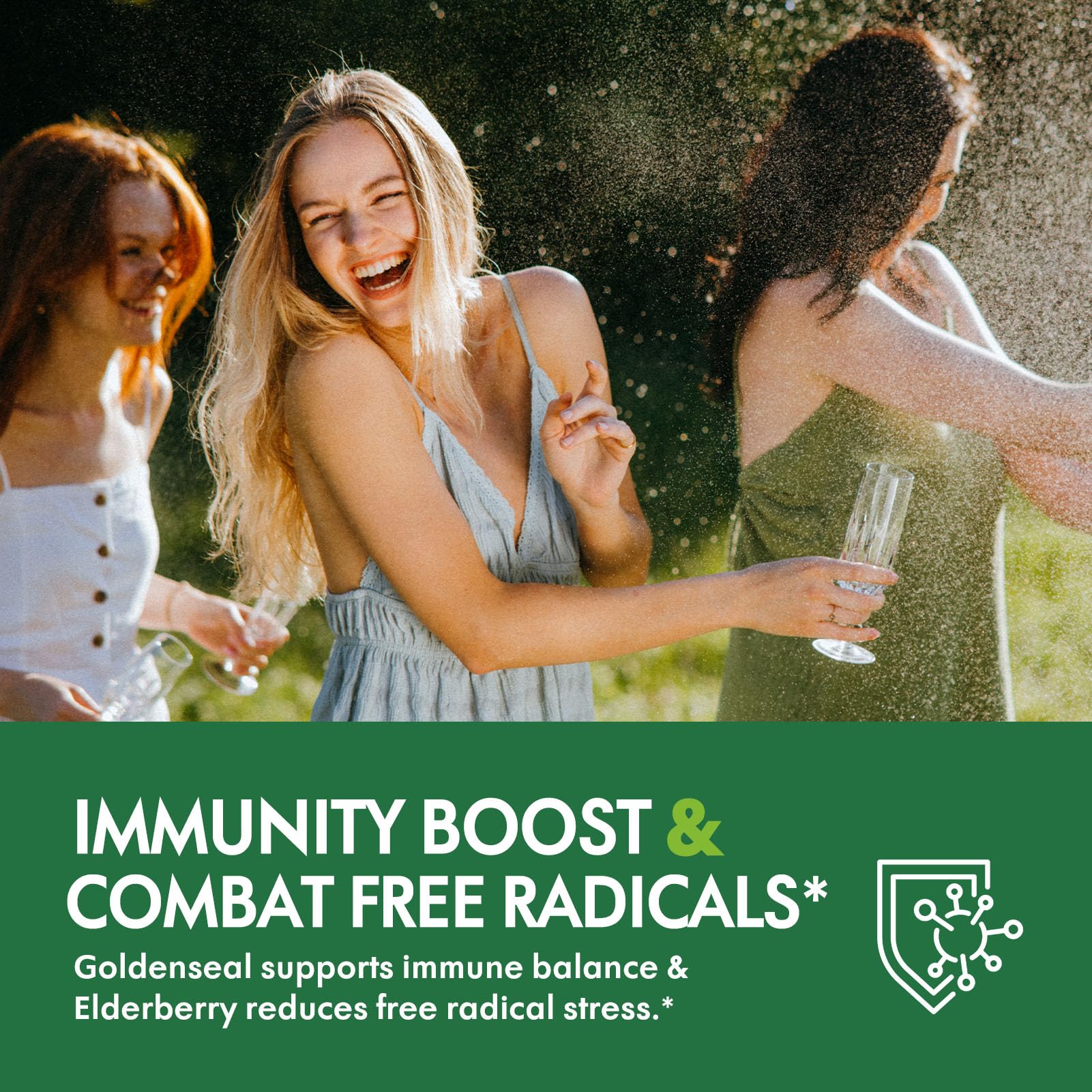 Back view of Selvaherb Drops bottle with label details