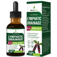 Selvaherb Poke Root Lymphatic Drainage Drops bottle – 2oz front view