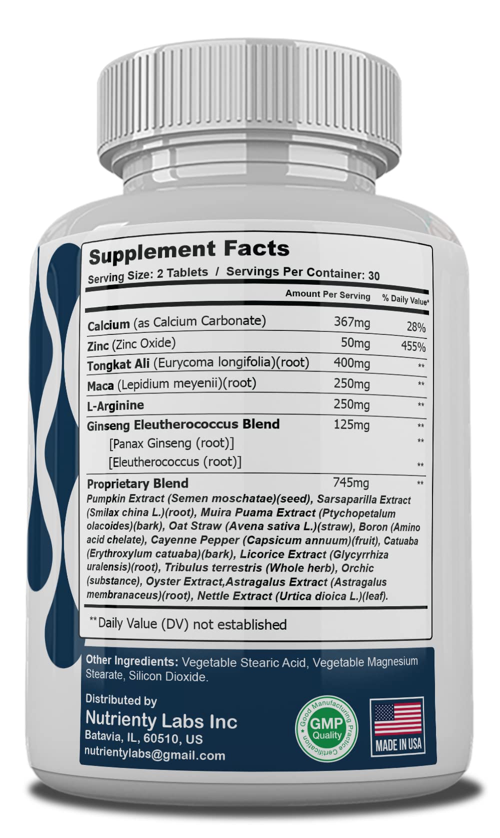 Close-up of Semenoll pills