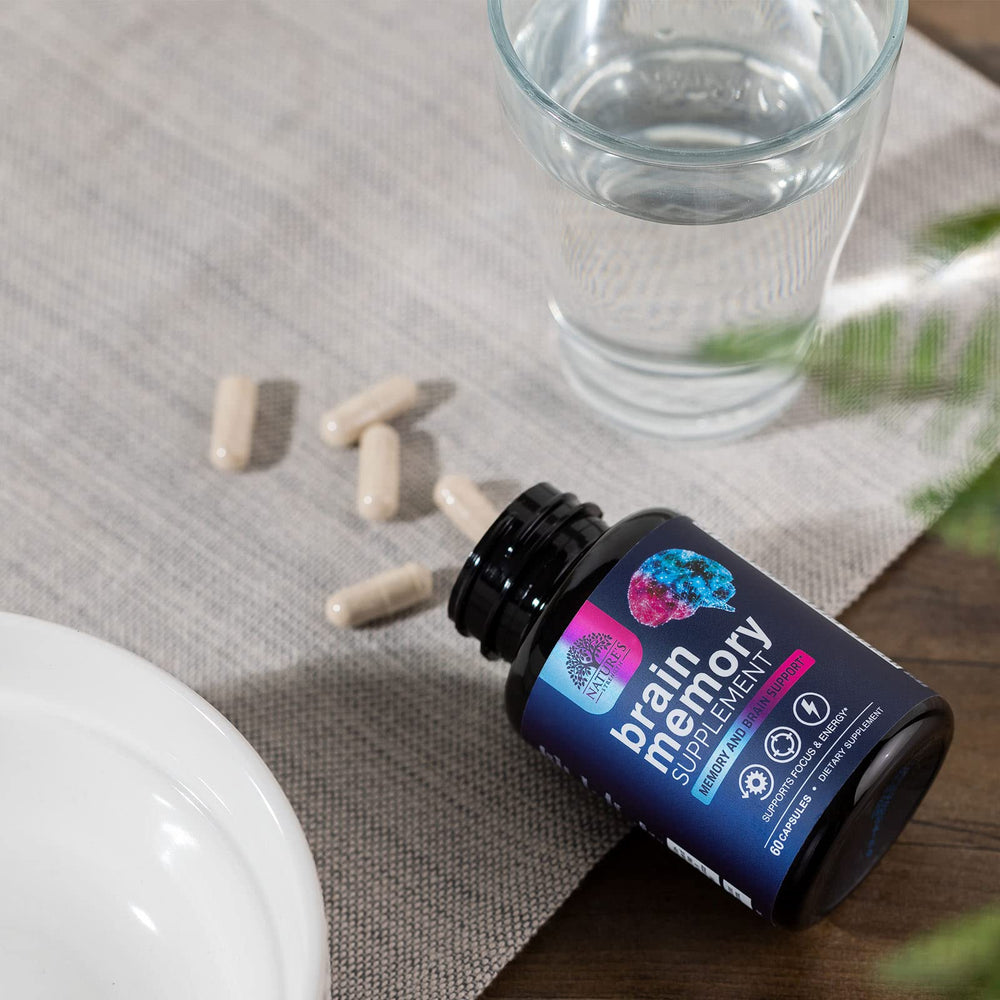 Seniors using brain memory supplement for focus