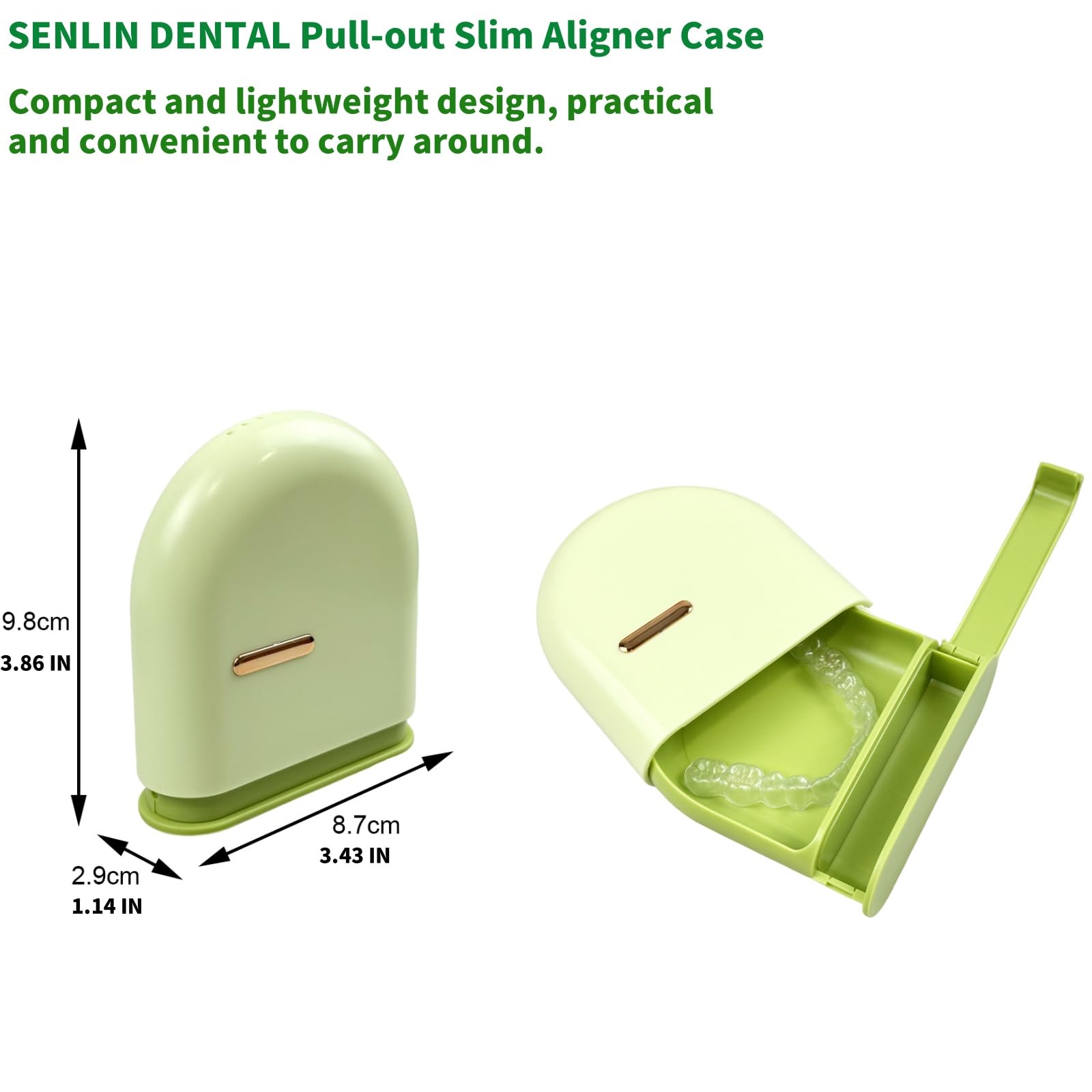 Pull-out design feature of the retainer case