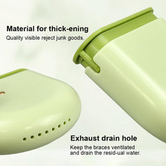 Breathable ventilation holes on the mouthguard case
