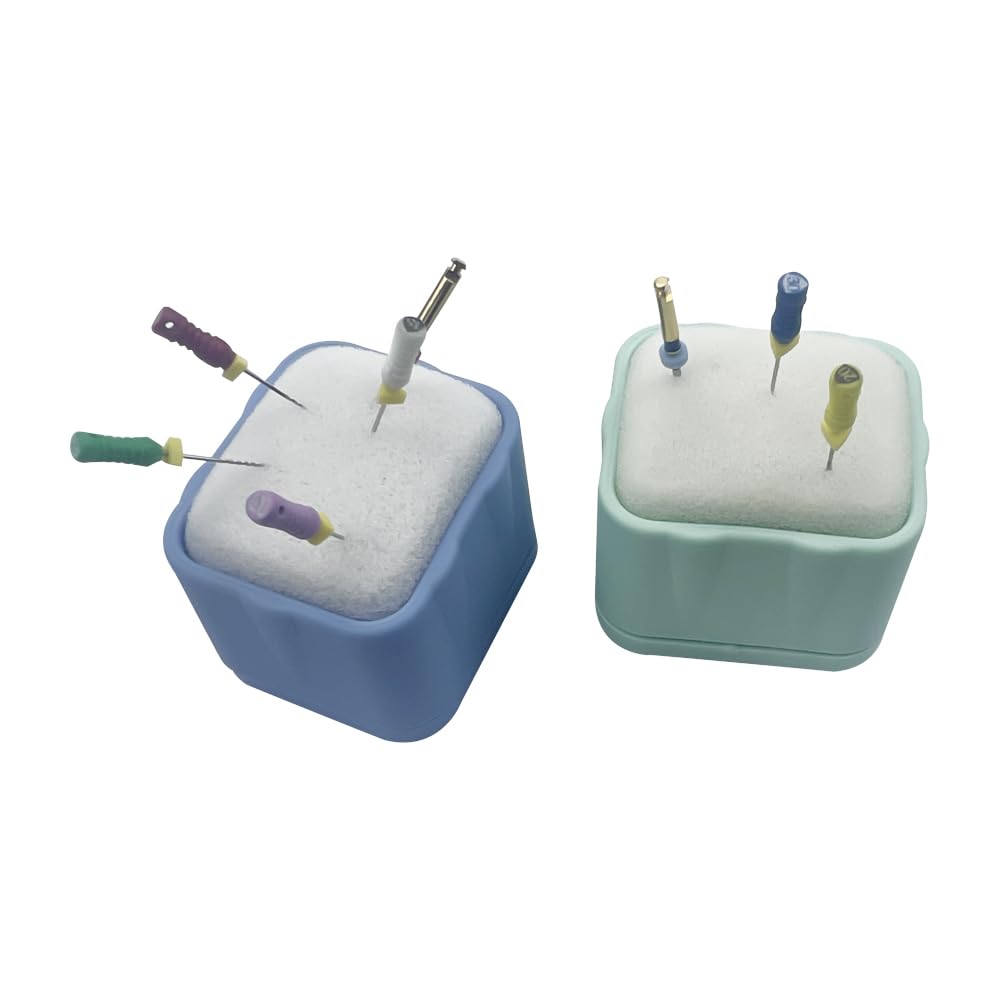 Durable plastic endodontic file holder