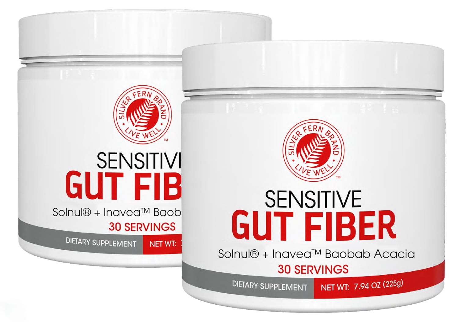 Front view of Sensitive Gut Fiber tub